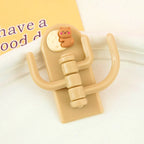 GANCHO DE PAREDE CRIATIVO COM 3 SUPORTES