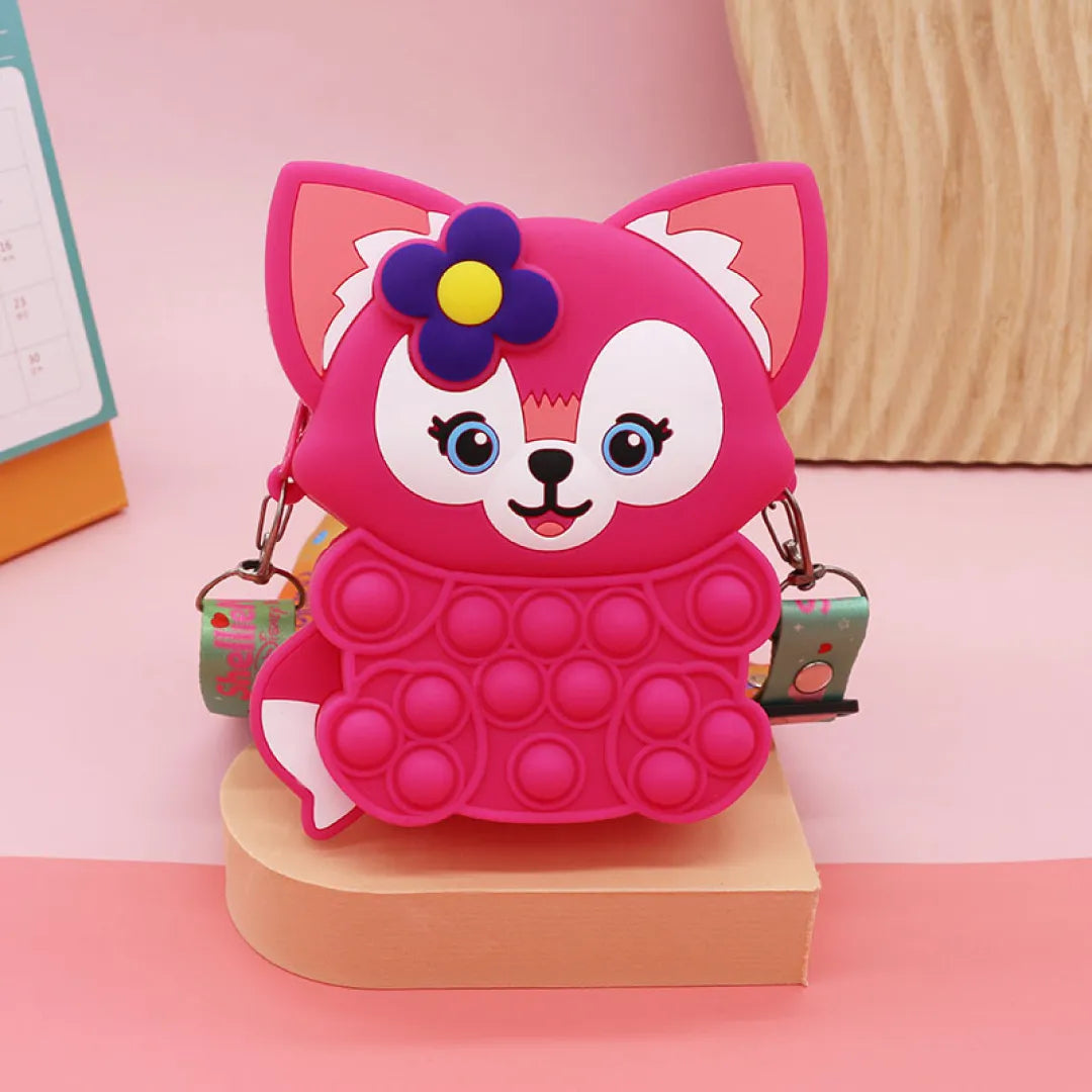 MINI BOLSA POP IT COM ALÇA  SILICONE