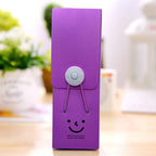 ESTOJO BOX PP  ARMAZENAMENTO COM ELASTICO CANDY COLOR