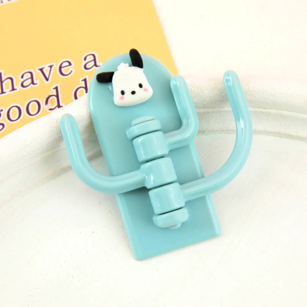 GANCHO DE PAREDE CRIATIVO COM 3 SUPORTES