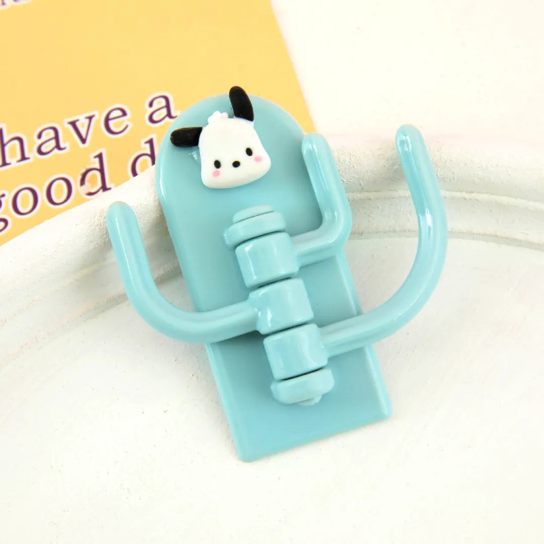 GANCHO DE PAREDE CRIATIVO COM 3 SUPORTES