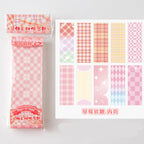 BLOCO DE NOTAS ADESIVA XADREZ COM 200 FOLHAS