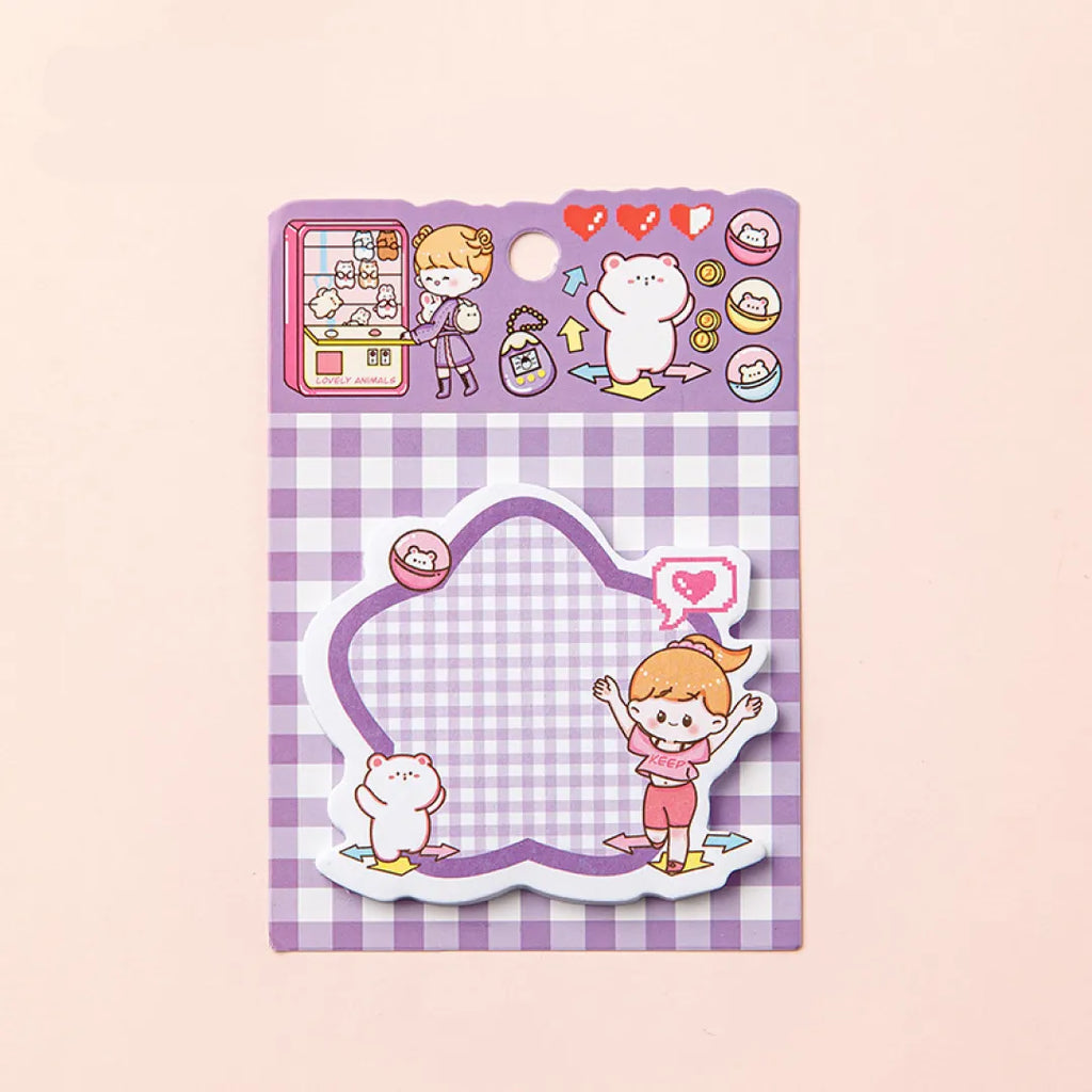 BLOCO DE NOTAS ADESIVA XADREZ COM 30 UNIDADES