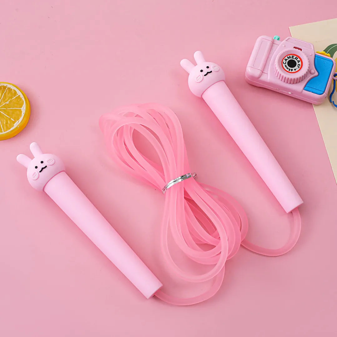 CORDA DE PULAR INFANTIL DIVERTIDA SILICONE 2,8M