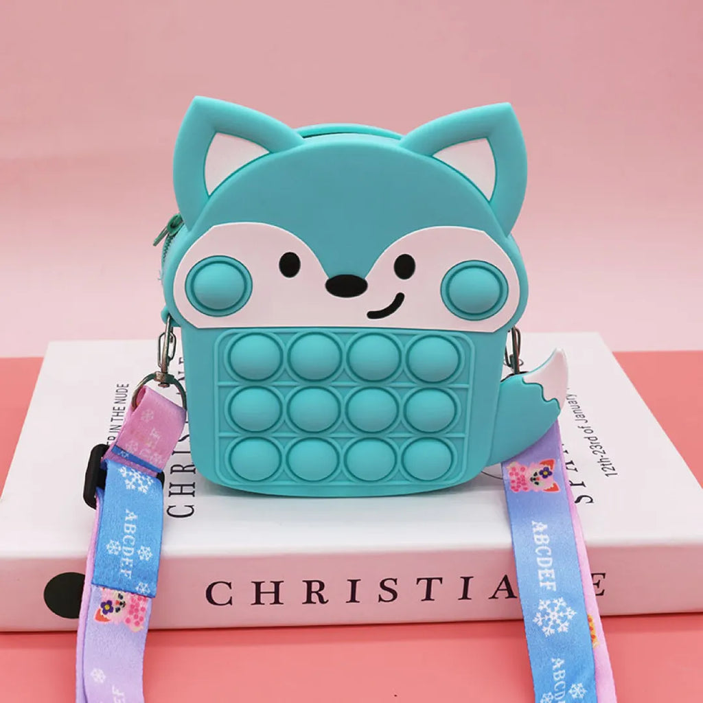 MINI BOLSA POP IT COM ALÇA  SILICONE