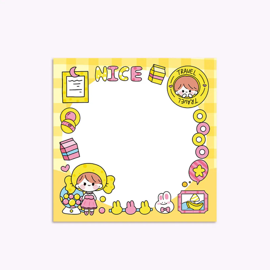 BLOCO DE NOTAS ADESIVA SUPER MARIE