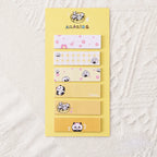 MINI STICKY AUTO ADESIVA CARTELA COM 6 MODELOS