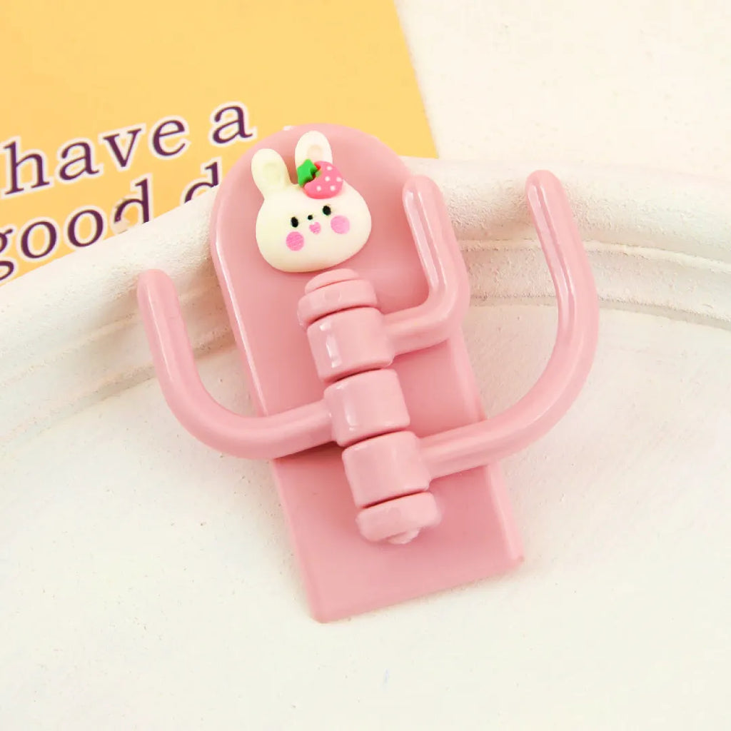 GANCHO DE PAREDE CRIATIVO COM 3 SUPORTES