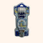 KIT 12 LÁPIS 2B + APONTADOR + PONTEIRA DINO