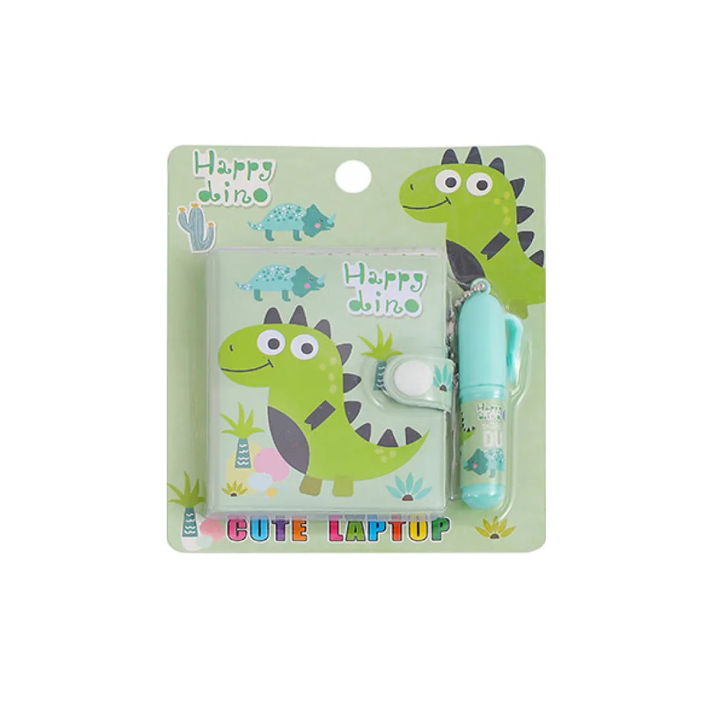 KIT MINI CADERNETA + CANETA DIVER DINO