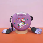 GARRAFA DE AGUA INFANTIL DIVERTIDA  COM ALÇA POLICARBONATO 380ML