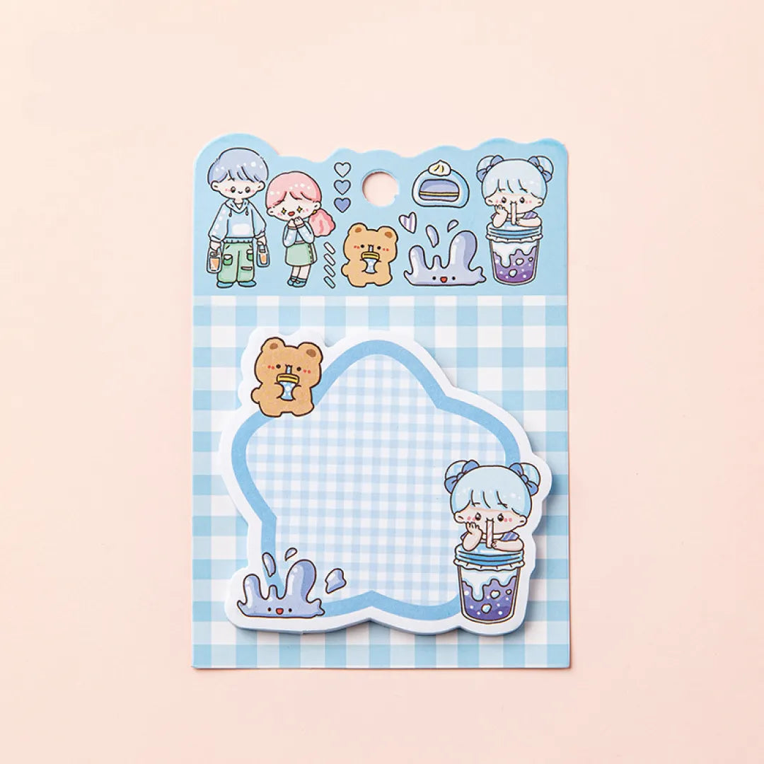 BLOCO DE NOTAS ADESIVA XADREZ COM 30 UNIDADES