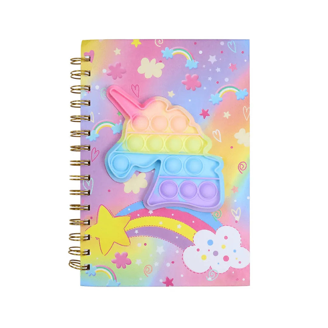 CADERNO ESPIRAL POP IT 80 FOLHAS