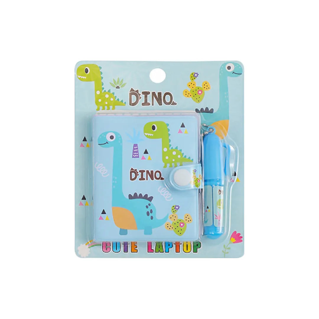 KIT MINI CADERNETA + CANETA DIVER DINO